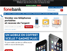 Tablet Screenshot of fonebank.fr